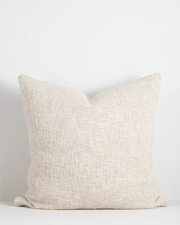 Cyprian Oatmeal large textured cushion 60x60cm