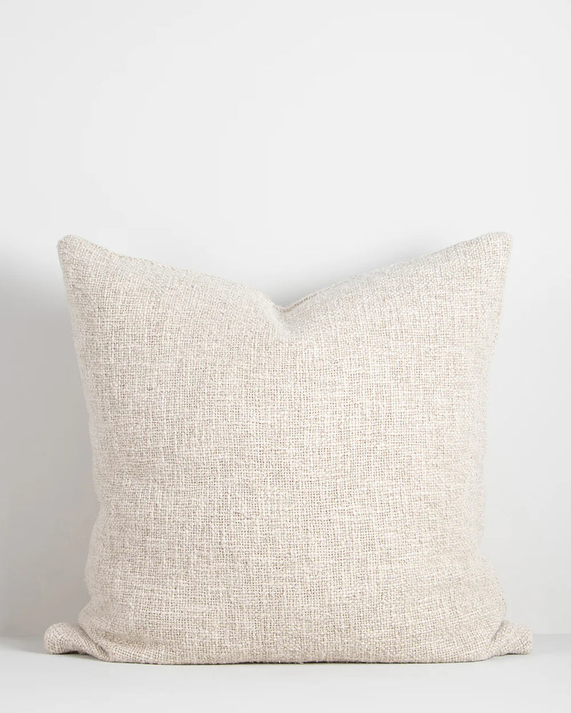 Cyprian Oatmeal large textured cushion 60x60cm