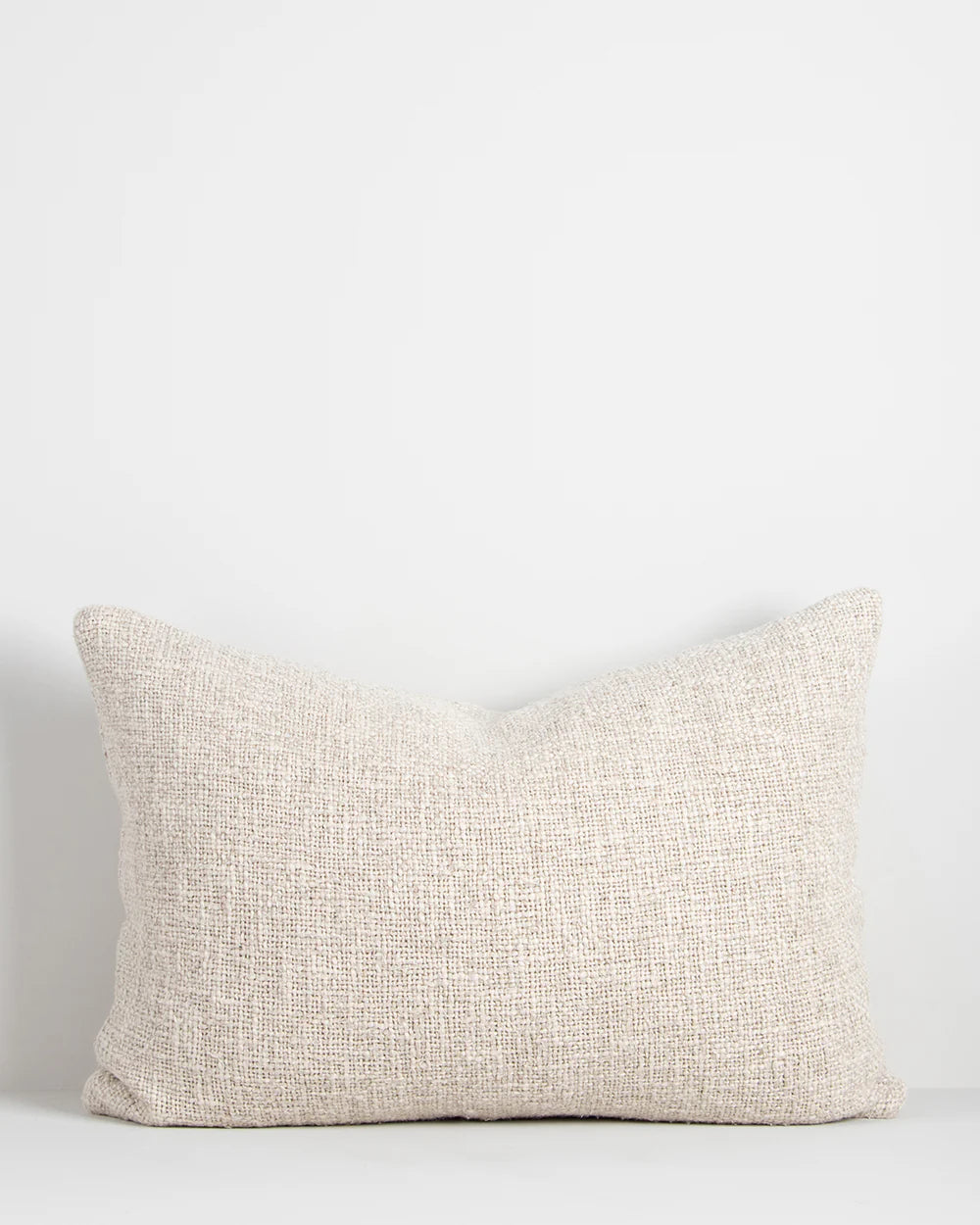 Cyprian Oatmeal textured lumbar cushion 40x60cm