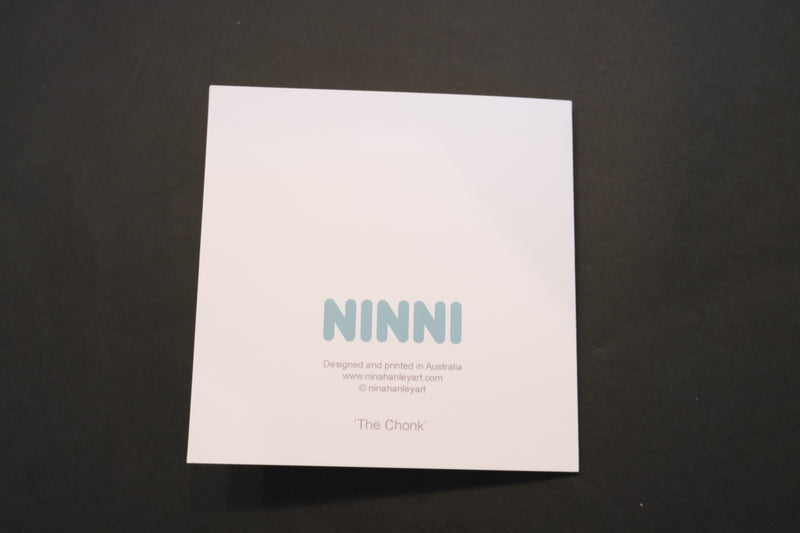 Ninni “The Chonk” Art Card | Nina Hanley