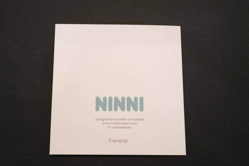 Ninni “Frenchie” Art Card | Nina Hanley