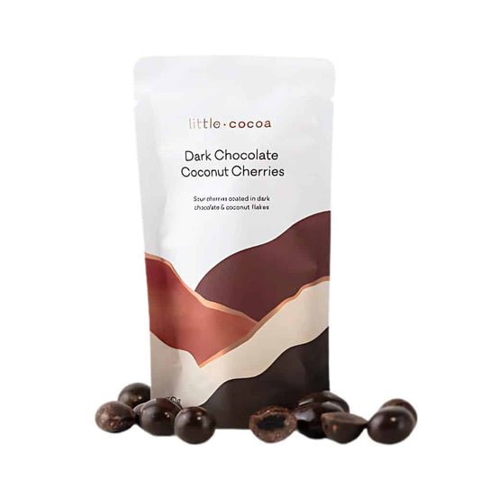 Dark Chocolate Coconut Cherries 50g