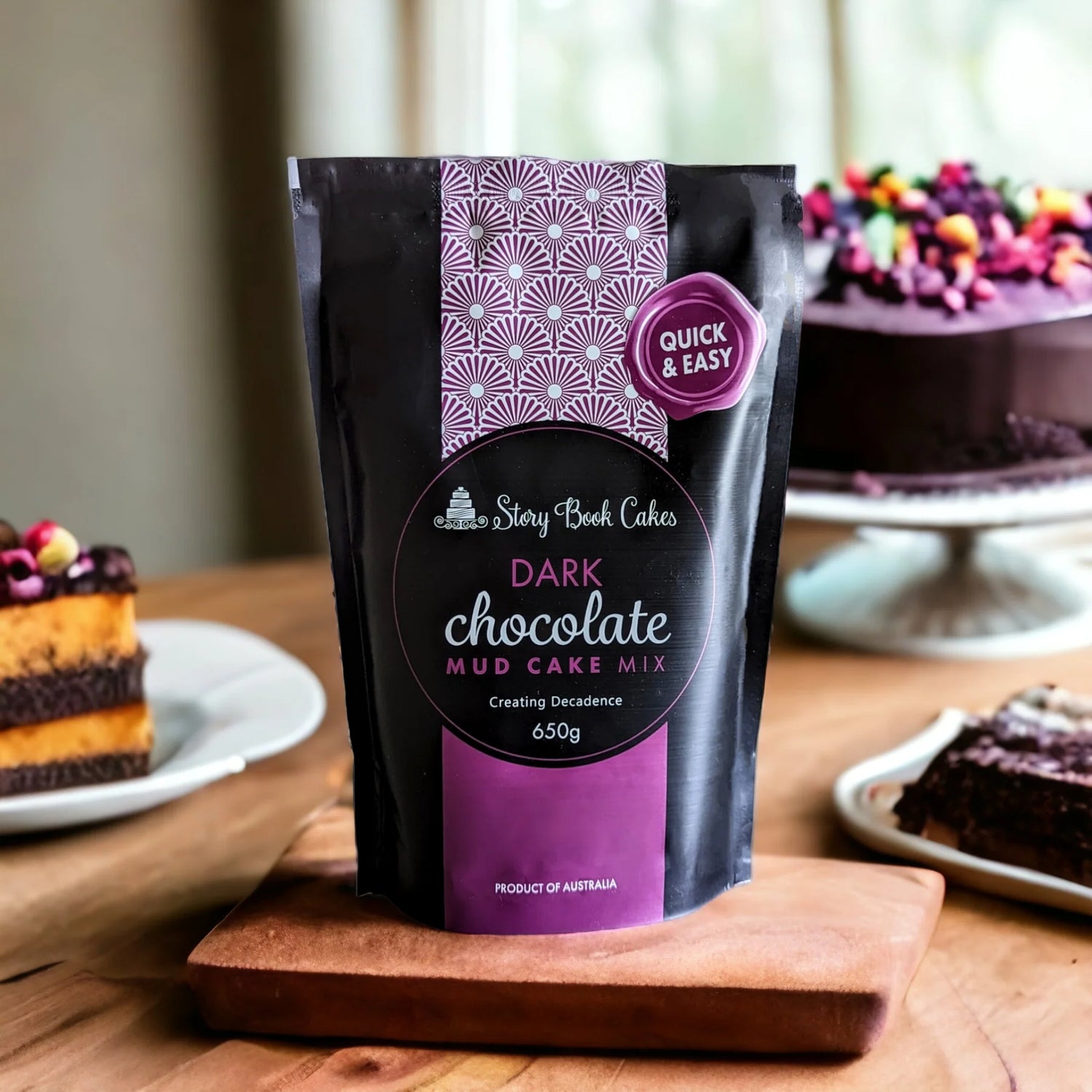 dark chocolate cake mix