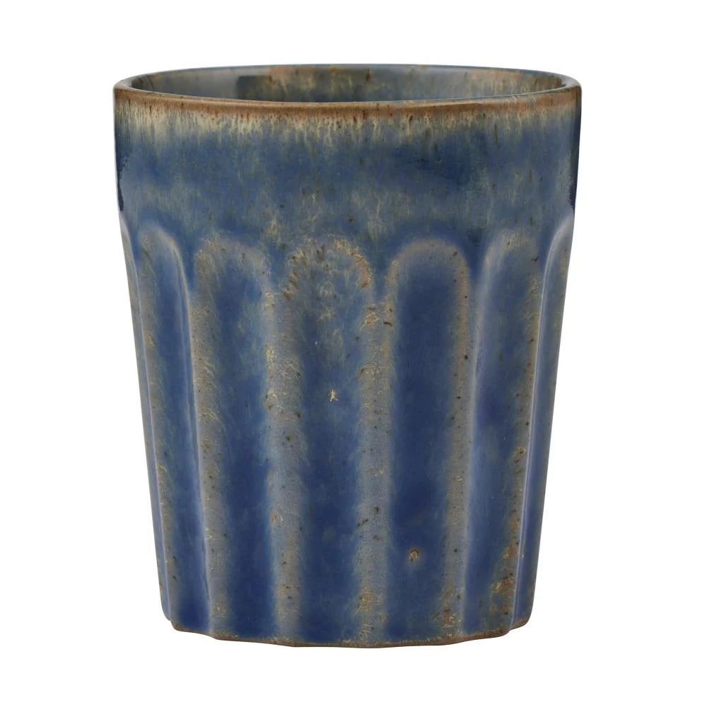 Studio ceramic latte cup denim blue 250ml