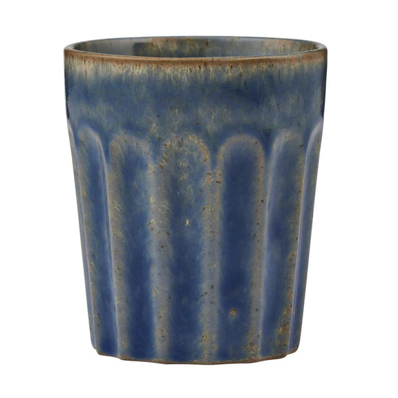 Studio ceramic latte cup denim blue 250ml