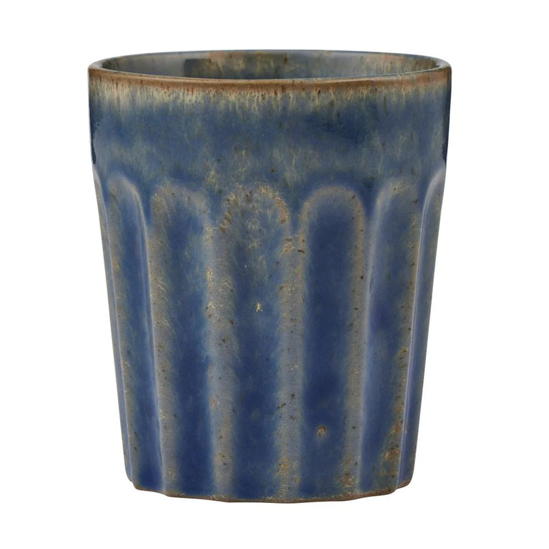 Studio ceramic latte cup denim blue 250ml