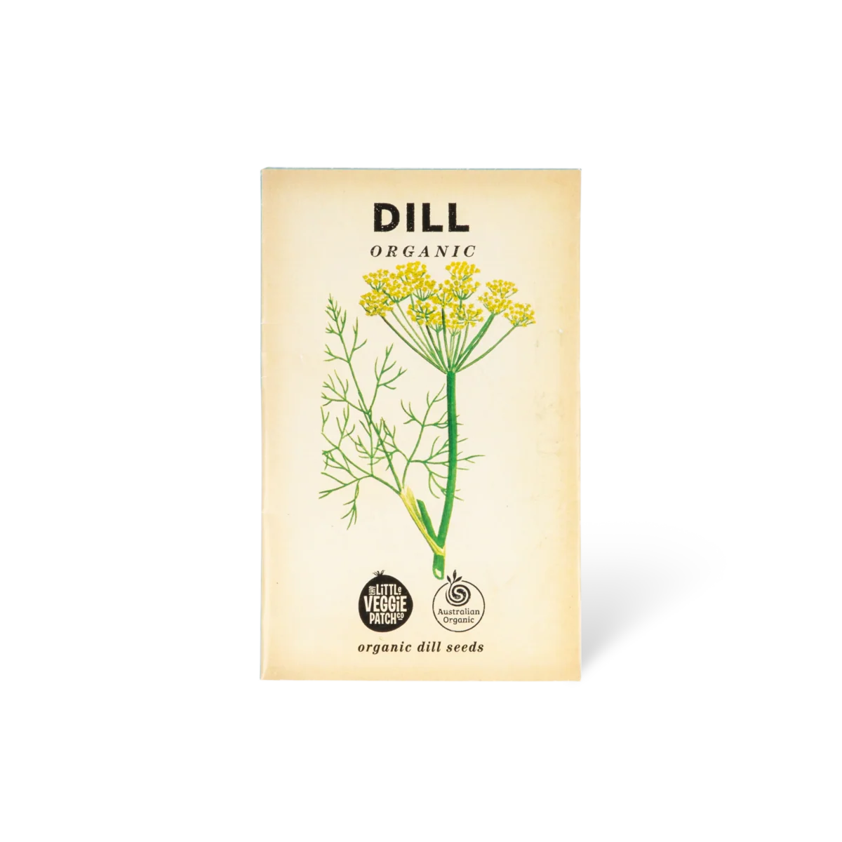 Organic Dill herb seeds for vegetable gardens, herb gardens and pots.