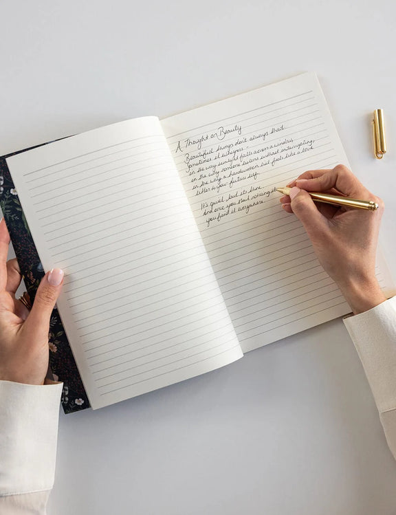 Dusk in Bloom illustrated workbook designed in Australia for notes, planning and creative ideas.