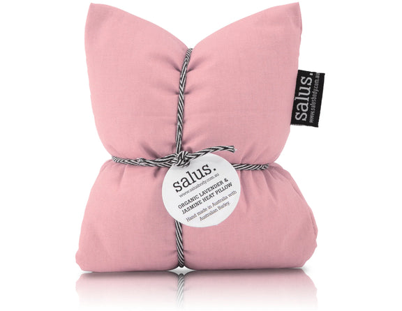 Salus Organic Lavender & Jasmine Heat Pillow – Dusty Rose