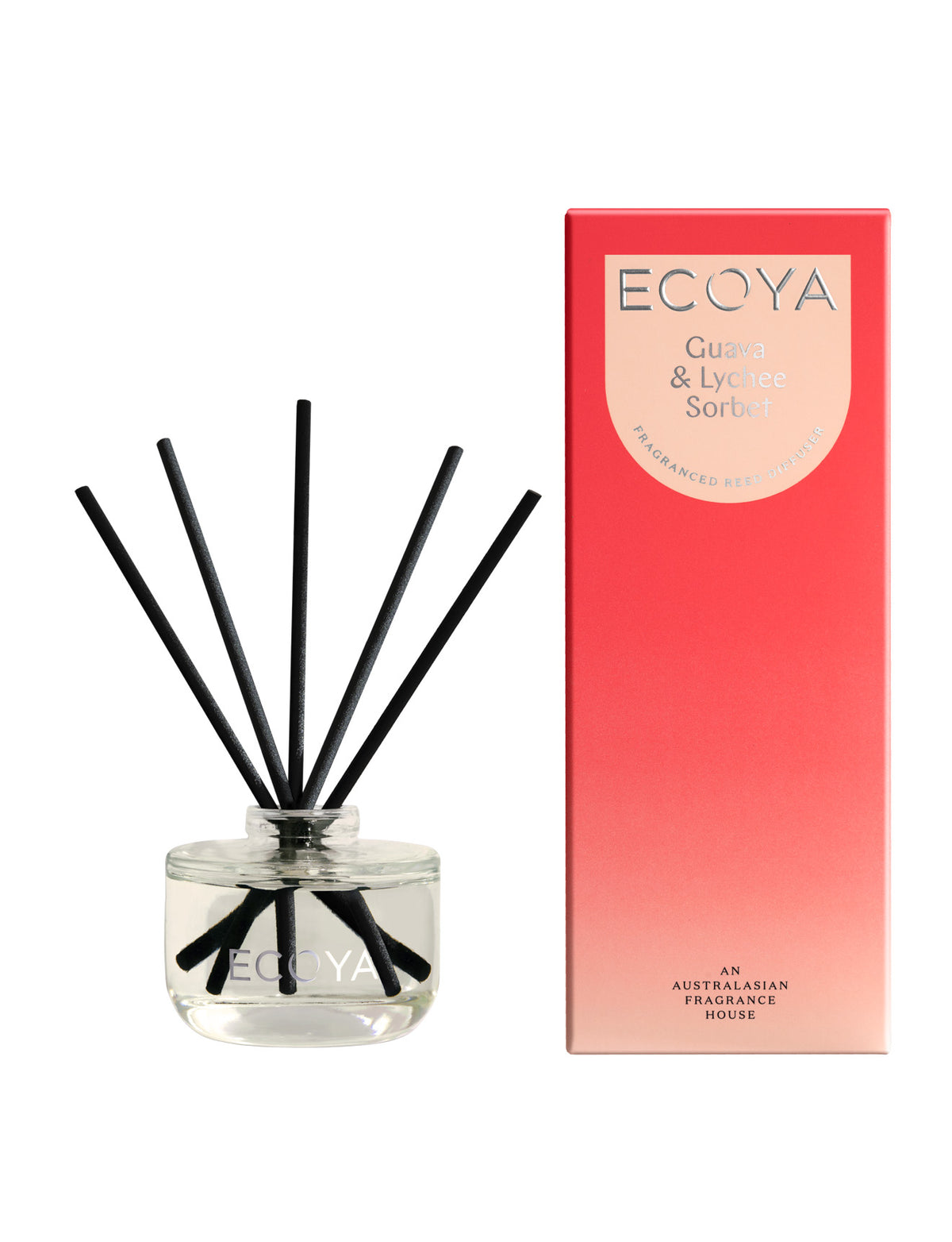 Lychee Reed Diffuser Guava & Lychee Sorbet Mini Reed Diffuser – My Country Escape