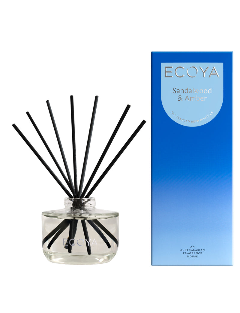 Ecoya Sandalwood and Amber Reed Diffuser – 200ml fragrance