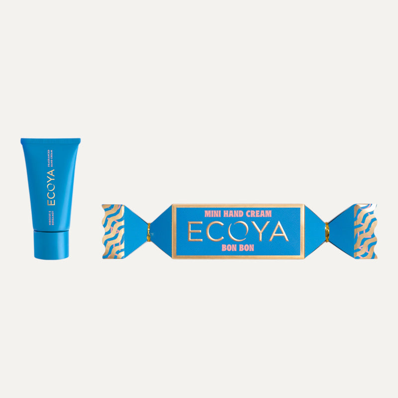 Ecoya Hibiscus & Bergamot Mini Hand Cream Bon Bon – Holiday Collection Christmas limited edition