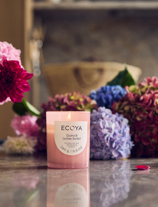 Guava & Lychee Metro Candle