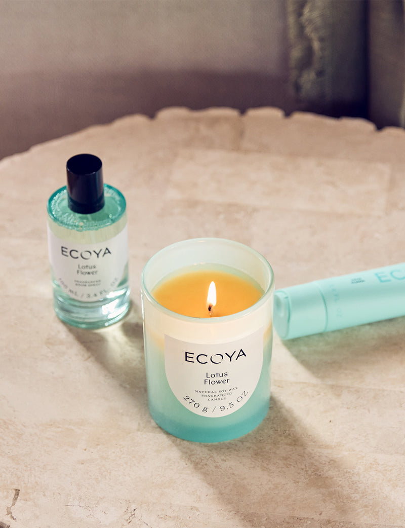 Luxury soy wax candle with lotus flower fragrance – 280g