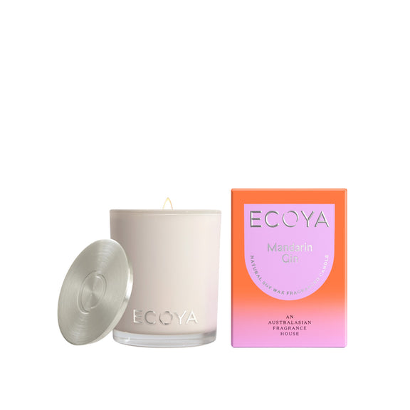 ecoya mini madison candle mandarin gin 80g australia