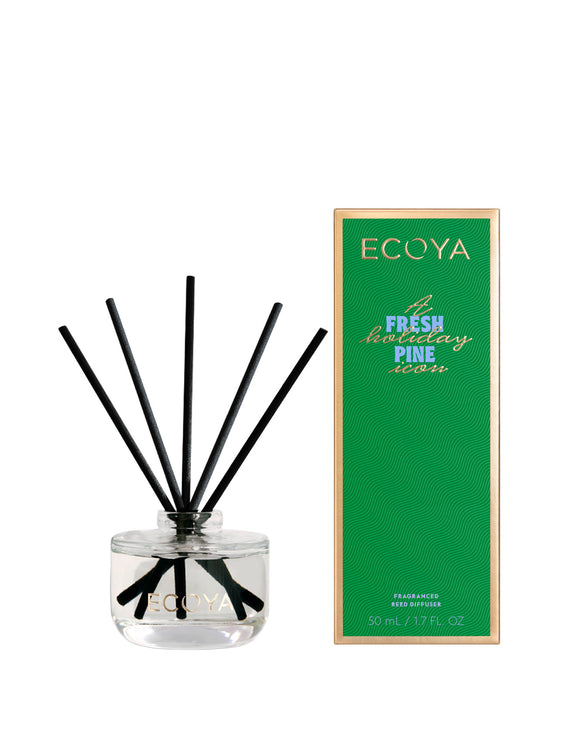 Ecoya Fresh Pine Mini Diffuser – Holiday Collection Christmas limited edition