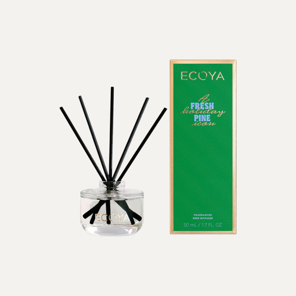 Ecoya Fresh Pine Mini Diffuser – Holiday Collection Christmas limited edition