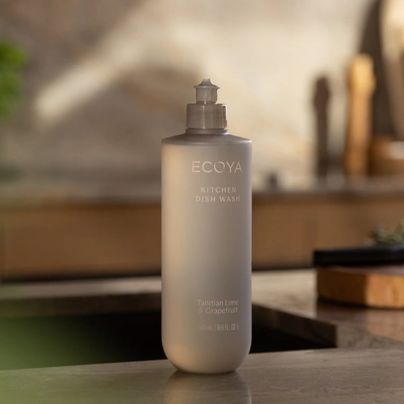 Tahitian Lime and Grapefruit Dish Wash by ECOYA for everyday kitchen use.