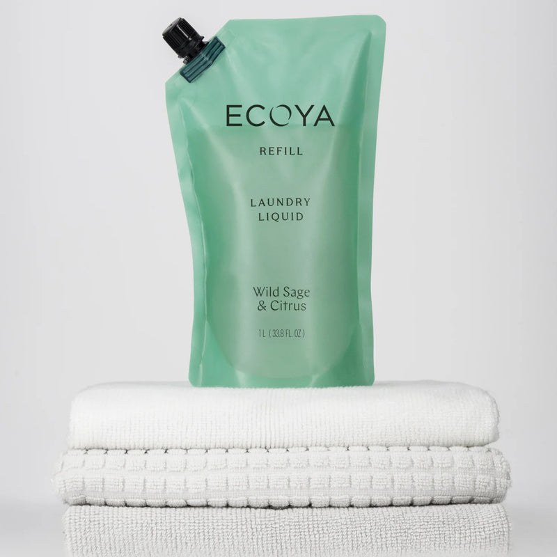 Tahitian Lime and Grapefruit 1L Dish Wash Refill by ECOYA for refilling an existing bottle.