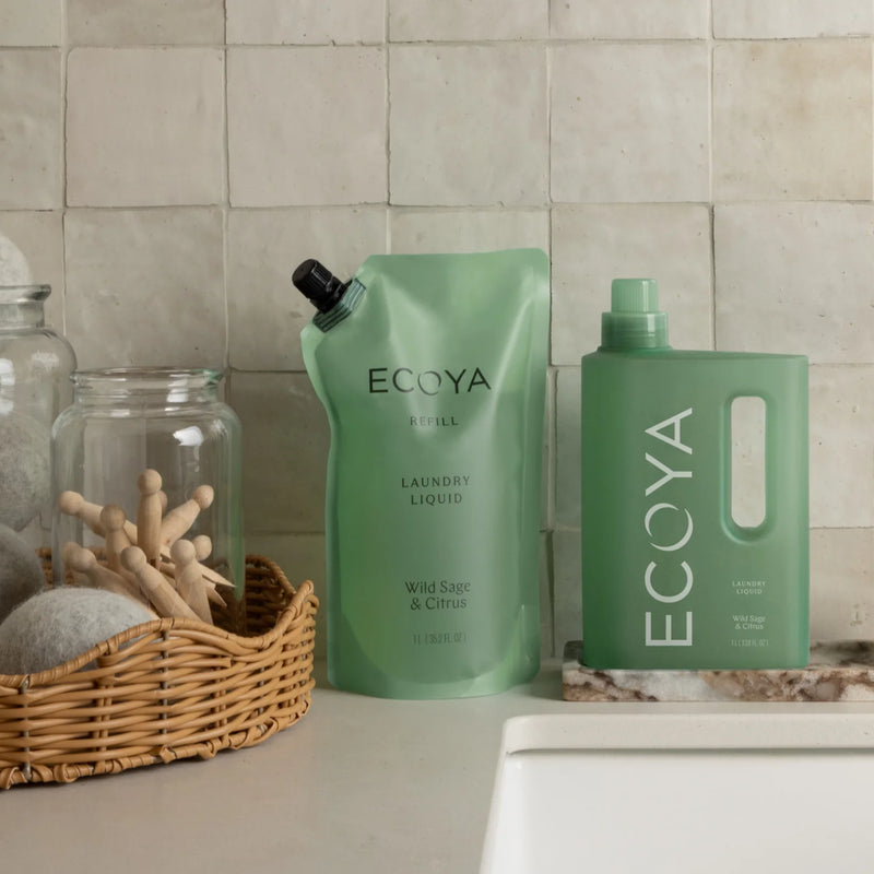 ECOYA Tahitian Lime and Grapefruit Dish Wash Refill 1L pouch.