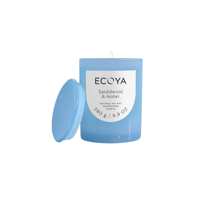 Ecoya Sandalwood & Amber Metro Candle – 280g