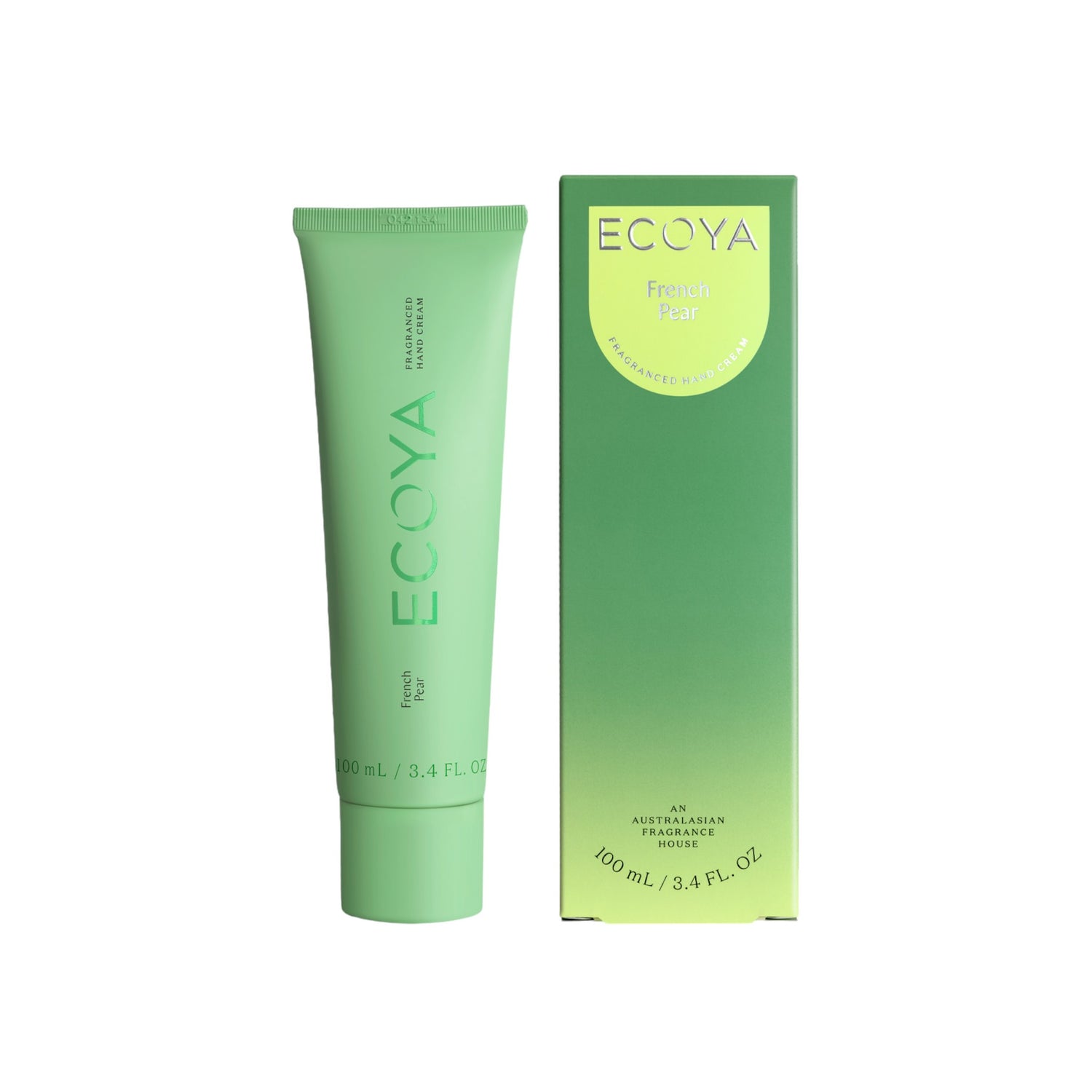 Ecoya French Pear Hand Cream 100ml and green box