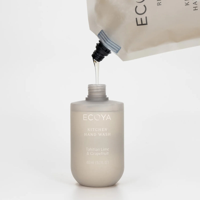 ECOYA vegan-friendly Hand Wash Refill formulated with botanical bases.