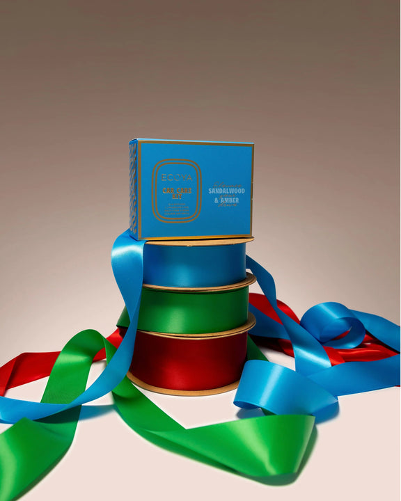 Close-up of Ecoya box from Holiday Collection set