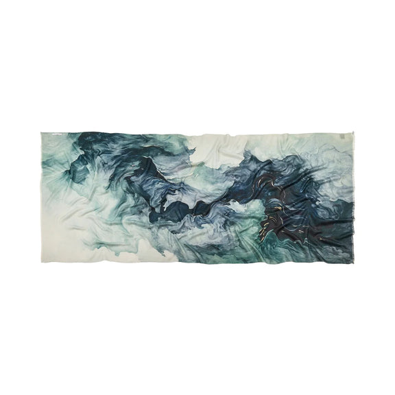 the scarf company blue scarf
