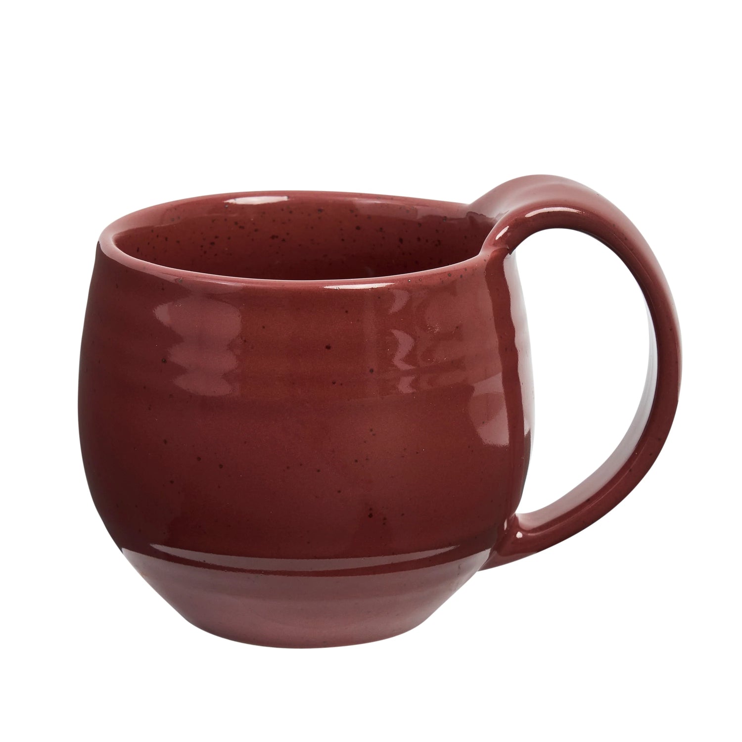 Embrace Mug Mulled red stoneware mug 260ml.