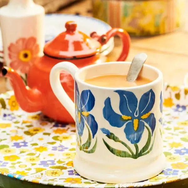 Collectable Emma Bridgewater pottery mug – iris flower