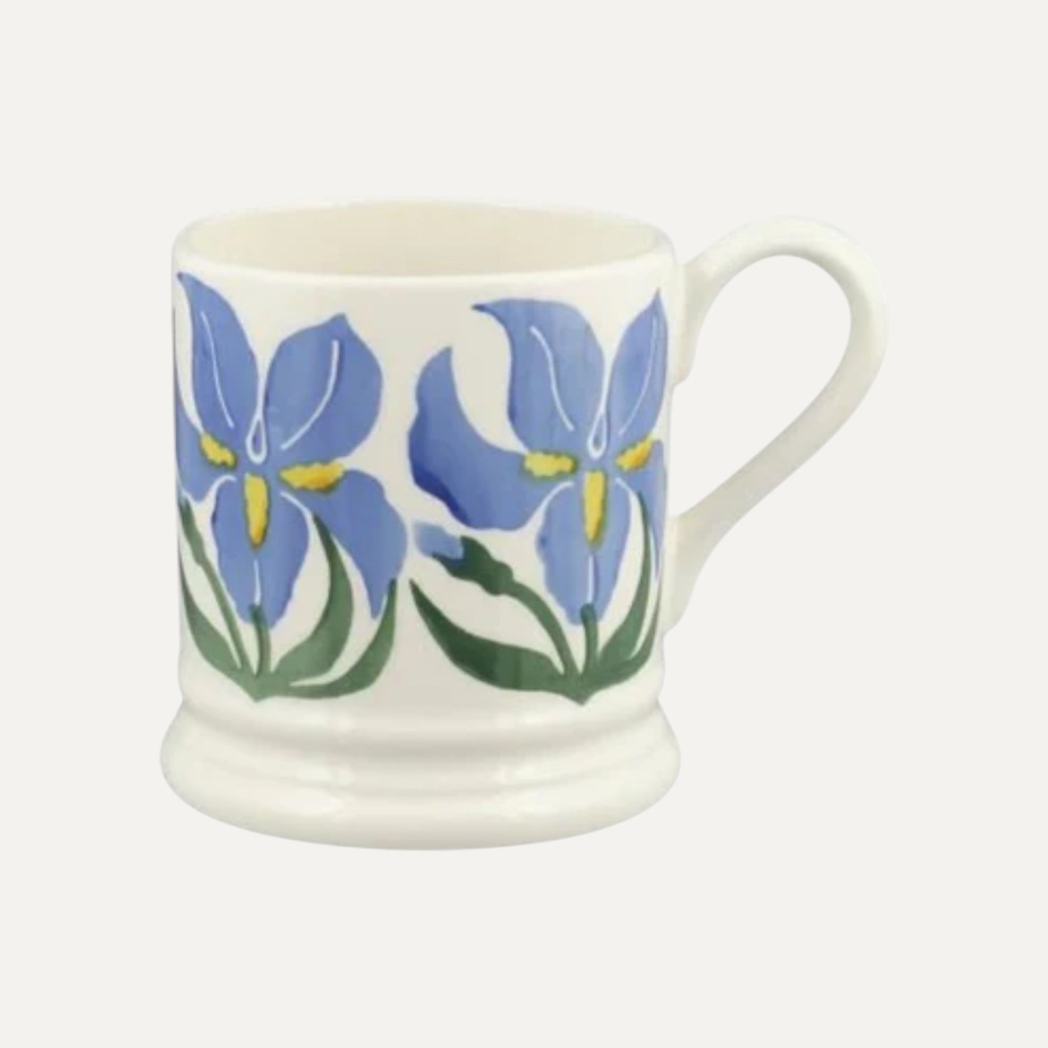 Emma Bridgewater Flowers Iris 1/2 Pint Mug – Blue Iris Design