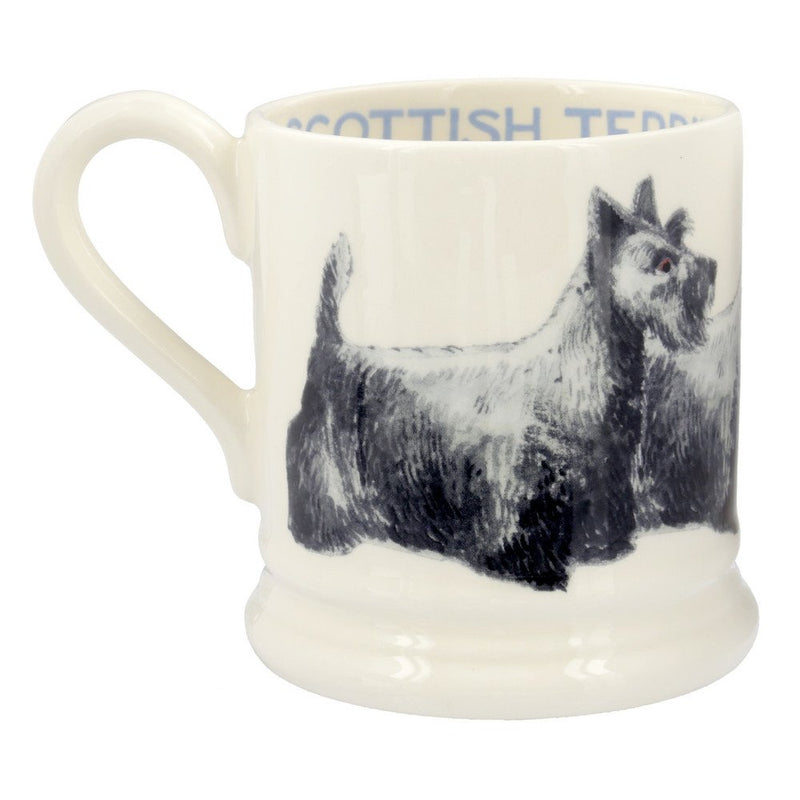 Collectable Emma Bridgewater Scottish Terrier mug with 300ml capacity for tea and coffee.