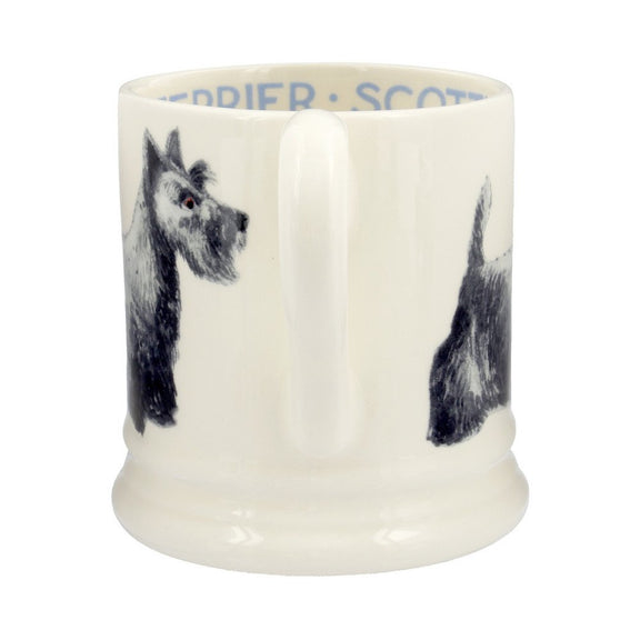 English earthenware mug with Scottish Terrier design and classic Emma Bridgewater styling.