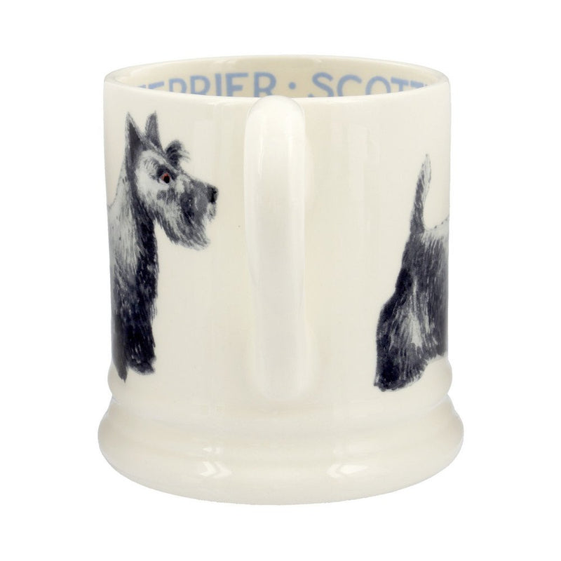 English earthenware mug with Scottish Terrier design and classic Emma Bridgewater styling.