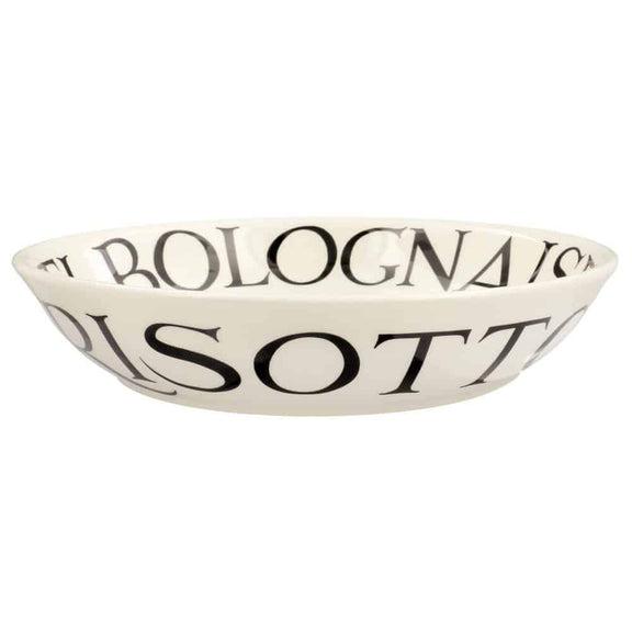 Emma Bridgewater Black Toast medium pasta bowl 568ml.