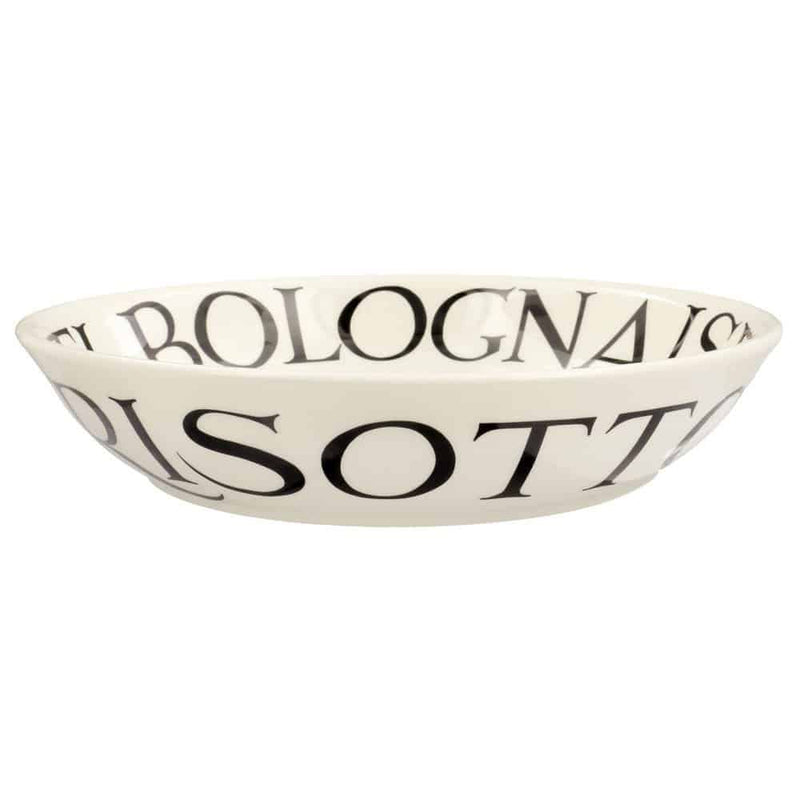 Emma Bridgewater Black Toast medium pasta bowl 568ml.