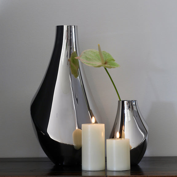 Uyuni Lighting 3D wick wide pillar ivory