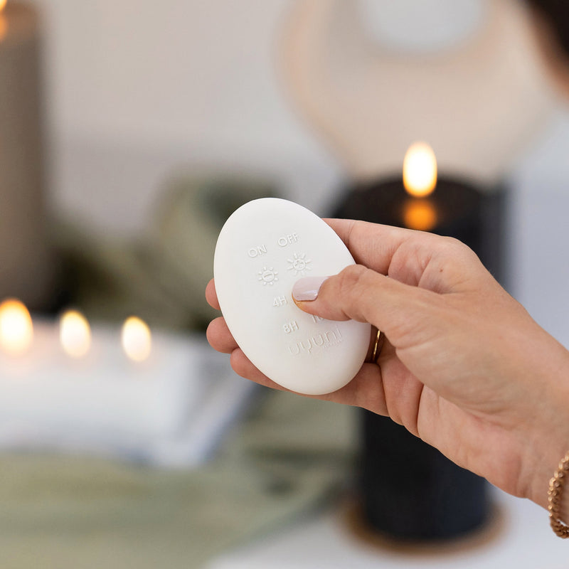Soft touch Uyuni lighting remote white used to light flameless candles