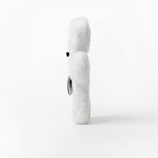 Soft sheepskin baby comforter flat teddy bear Bluey colour