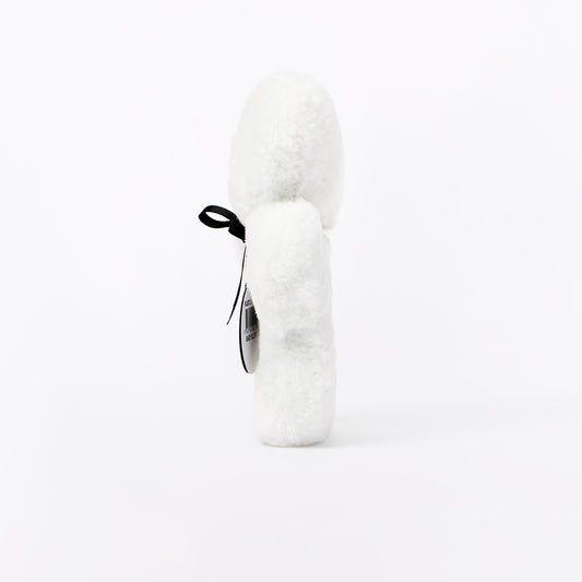 Mini sheepskin baby comforter flat teddy bear Bluey colour