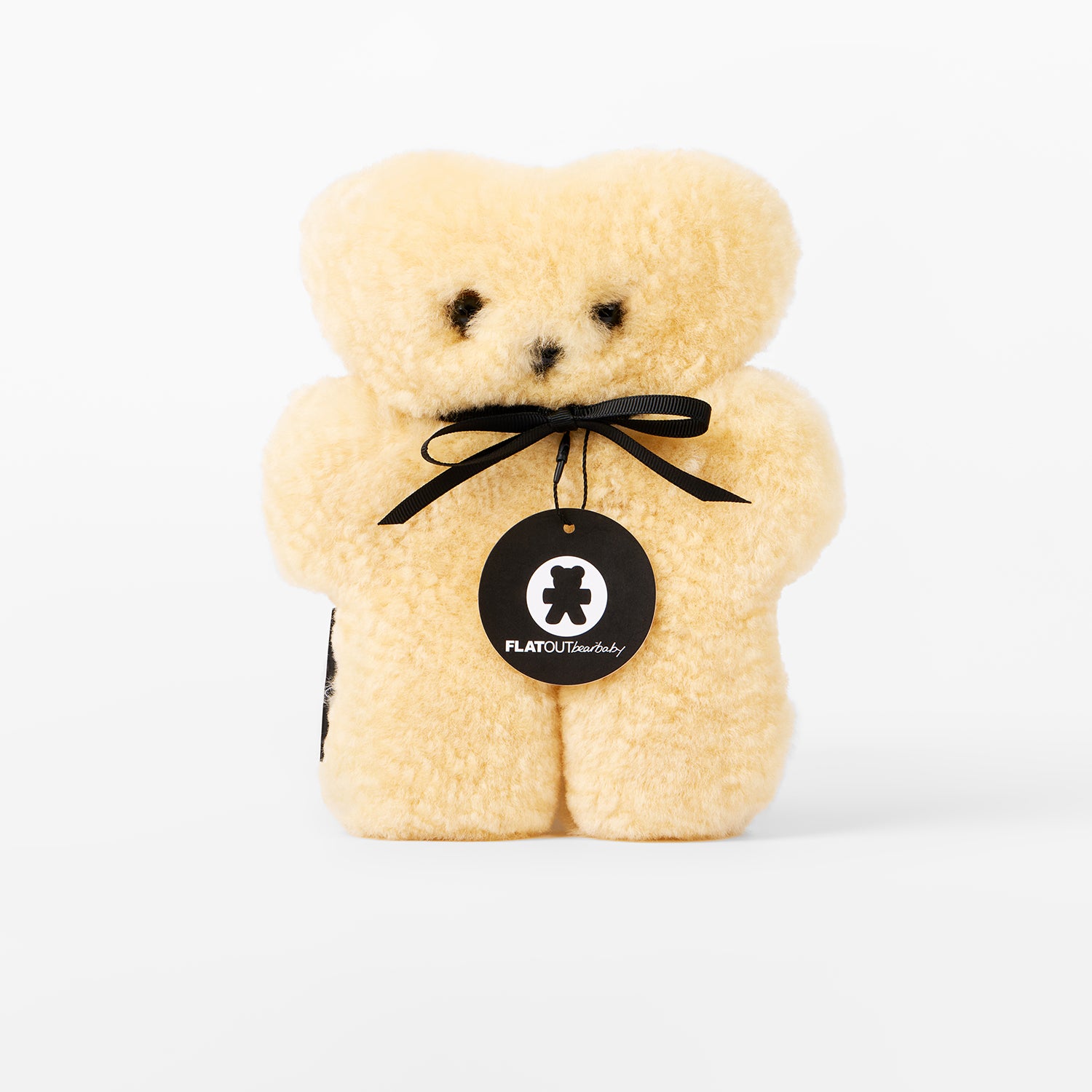 FLATOUTbear Baby Honey mini Australian sheepskin teddy