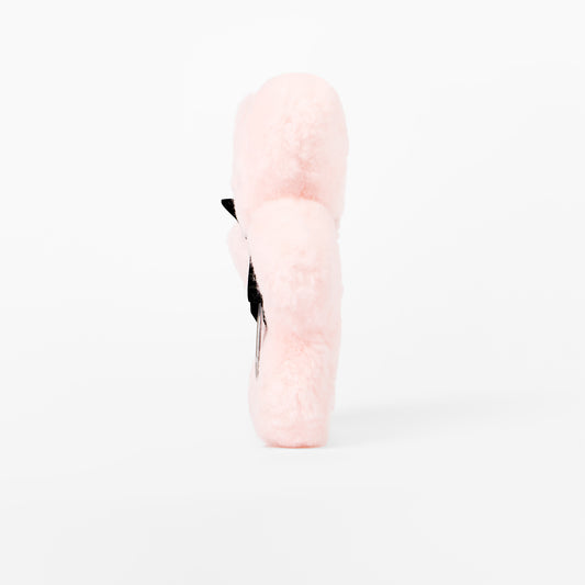 Mini sheepskin baby comforter flat teddy bear Rosie colour