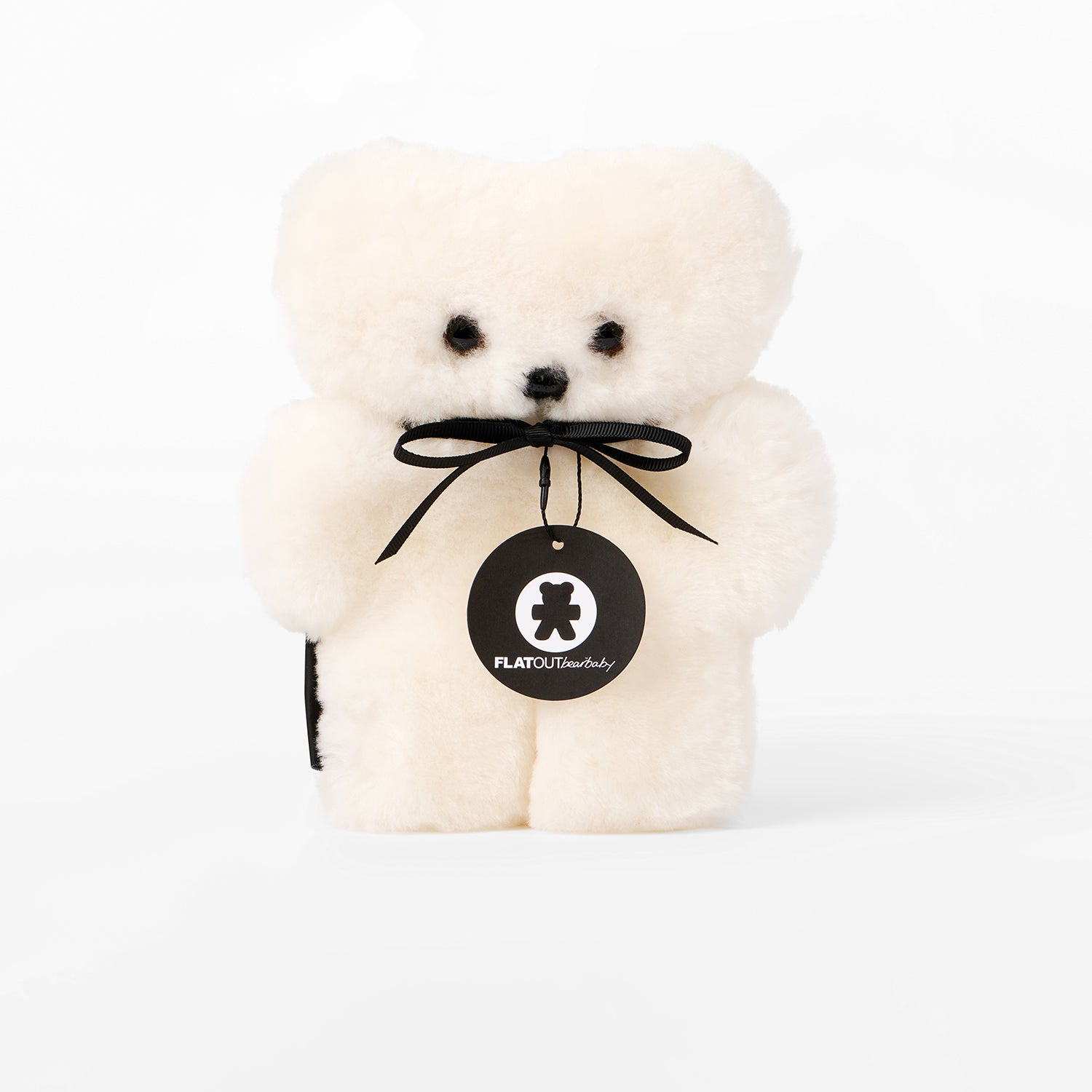 FLATOUTbear Baby Milk mini Australian sheepskin teddy
