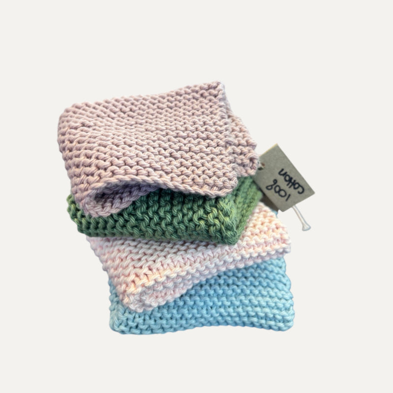 Face Washer Sage Green | 100% Cotton Handmade