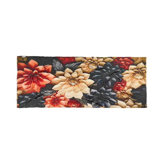 floral cashmere scarf women