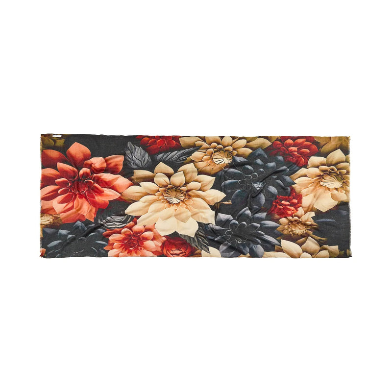 floral cashmere scarf women