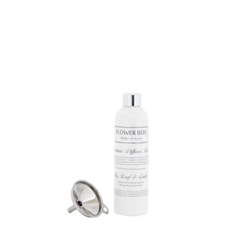 fig leaf and cedar flowerbox diffuser refill