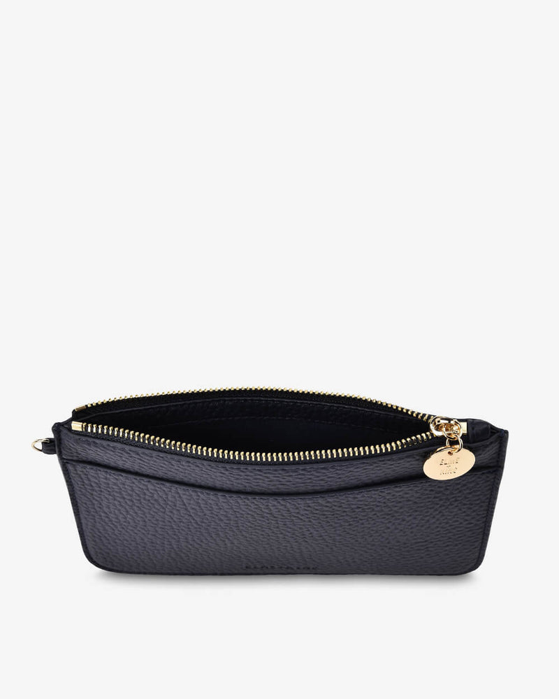 Elms + King flat pouch navy available at My Country Escape.