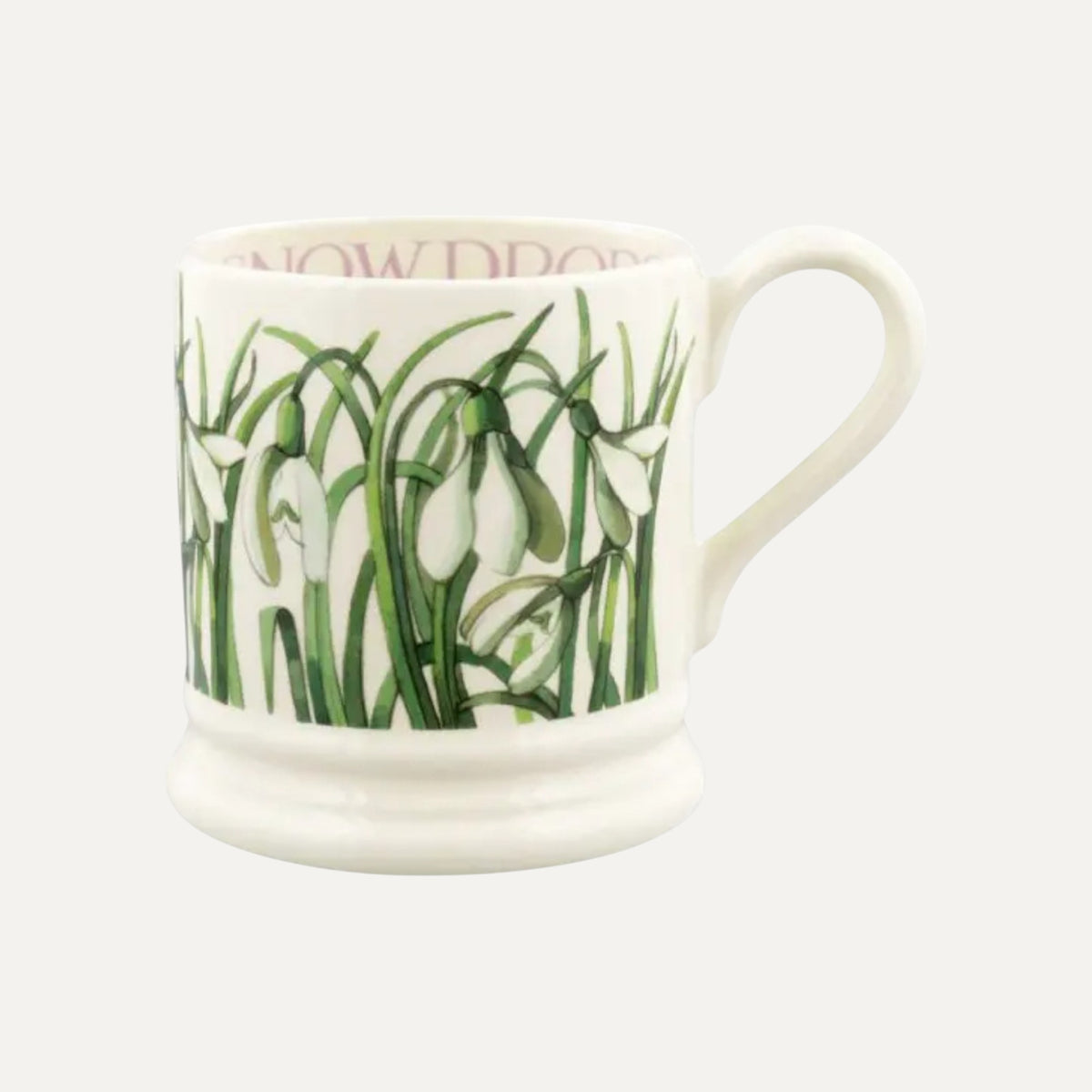 Flowers Snowdrop 1/2 Pint Mug
